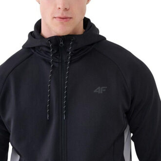 4F Heren fnk m513 full zip hoodie - maat S Zwart