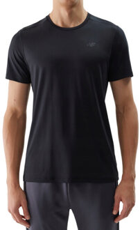 4F Heren gerecycled normaal training t-shirt - maat M Zwart