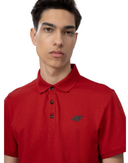 4F Heren h4l22 tsm355 poloshirt - maat S Rood