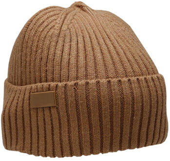 4F Heren h4z22-cam003 beanie Bruin - One size