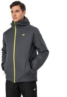 4F Heren h4z22 contrast zip ski jacket Grijs - M