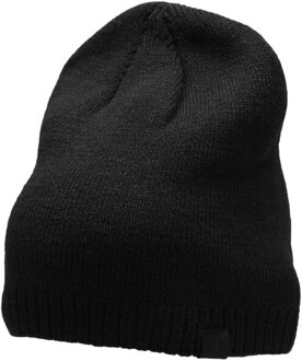 4F Heren h4z22 effen muts - maat One size Zwart