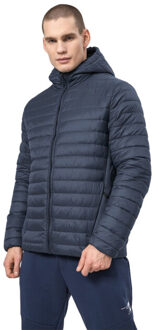 4F Heren h4z22-kump004 gewatteerde jas - maat M Blauw
