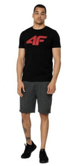 4F Heren h4z22 logo t-shirt Blauw - M