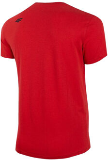 4F Heren h4z22 t-shirt Rood - M