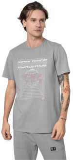 4F Heren h4z22 tsm029 t-shirt Grijs - M