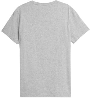 4F Heren h4z22-tsm352 23m effen normaal t-shirt Grijs - L