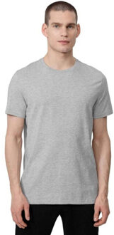 4F Heren h4z22 tsm352 30s t-shirt Grijs - L