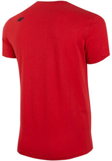 4F Heren h4z22 tsm352 30s t-shirt Rood - M