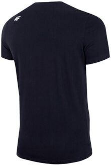 4F Heren h4z22 tsm354 23m t-shirt - maat M Blauw