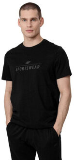 4F Heren h4z22 tsm354 23m t-shirt Zwart - S