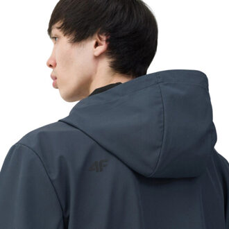 4F Heren m043 zachte shell jas - maat S Grijs