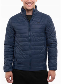 4F Heren m084 gewatteerde jas Blauw - S