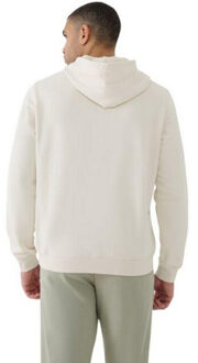 4F Heren m1585 logo hoodie Beige - S