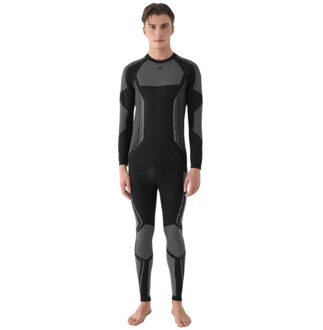 4F Heren m165 thermoactief t-shirt - maat S / M Zwart