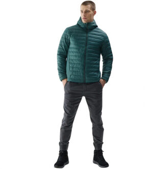 4F Heren m240 gewatteerd jack Groen - XL