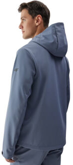 4F Heren m283 softshell jas - maat L Blauw