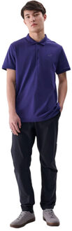 4F Heren m367 poloshirt - maat S Blauw