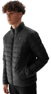 4F Heren m376 logo jacket Zwart - S