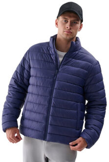 4F Heren m483 synthetisch gewatteerd donsjack - maat L Blauw