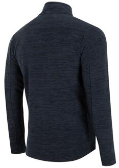 4F Heren melange fleece jas Blauw - S