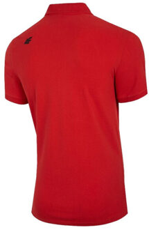 4F Heren nosh4 poloshirt Rood - S