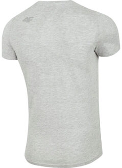 4F Heren nosh4-tsm003 t-shirt Grijs - S