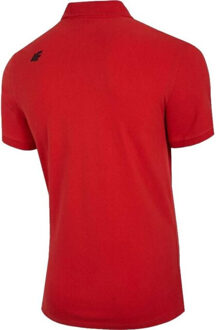 4F Heren nosh4 tsm008 poloshirt Rood - S
