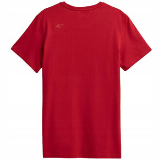 4F Heren nosh4-tsm352 t-shirt Rood - S