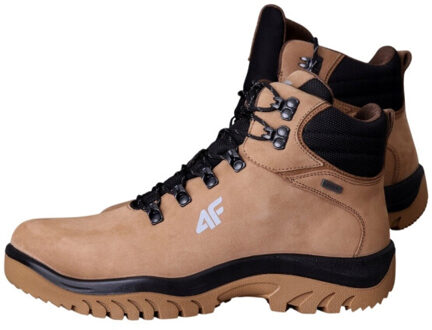 4F Heren obmh257 leren wandelschoenen Beige - 45,5