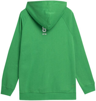 4F Heren polycotton full zip hoodie Groen - M