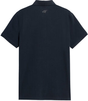 4F Heren regular poloshirt - maat S Blauw