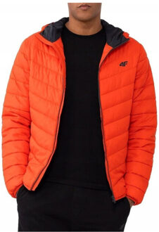 4F Heren ss23tdjam085 gewatteerde jas Oranje - M