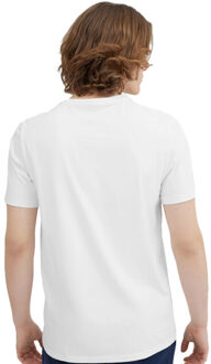 4F Heren ss23ttshm537 t-shirt Wit - XXL / XXXL