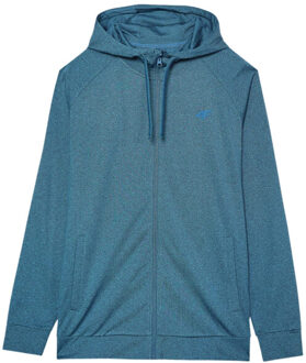 4F Heren waw24tfswm404 quick dry regular training full zip hoodie - maat L Groen