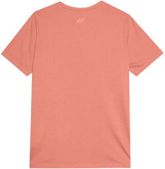 4F Heren wss24ttshm1284 t-shirt Roze - XXXL