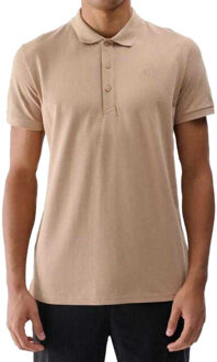 4F Heren wss25tptsm407 poloshirt - maat S Beige