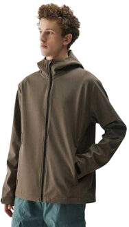 4F Heren wss25tsofm324 zachte shell jas Bruin - XL