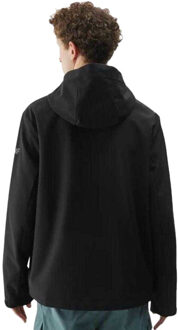 4F Heren wss25tsofm324 zachte shell jas - maat M Zwart
