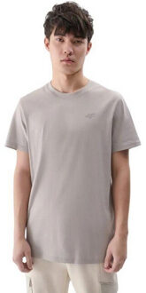 4F Heren wss25ttshm2074 t-shirt Grijs - L