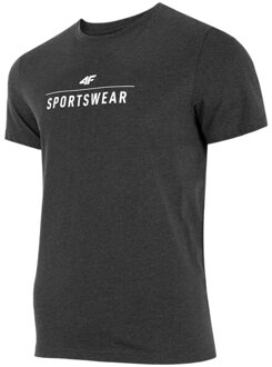 4F Herenlogo t-shirt - maat M Grijs