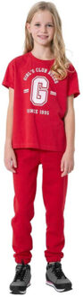 4F Kinder/kids hjz22 joggingbroek Rood - 164/170