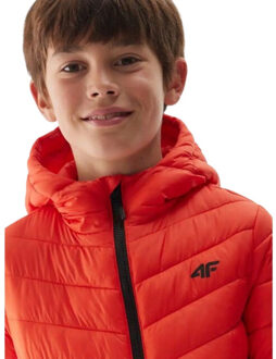 4F Kinder/kids m460 synthetisch gewatteerd donsjack - maat 152 Rood