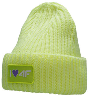 4F Kinder/kinder hjz22 logo muts Groen - One size