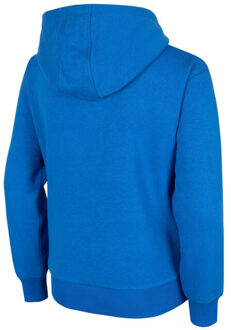 4F Kinder/kinder hjz22 pull over hoodie - maat 140 Blauw