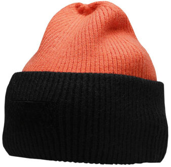 4F Kinder/kinder hjz22 tweekleurige muts Zwart - One size