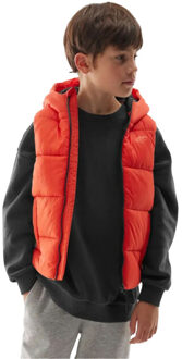 4F Kinder/kinder m134 mouwloos gilet Rood - 164/170