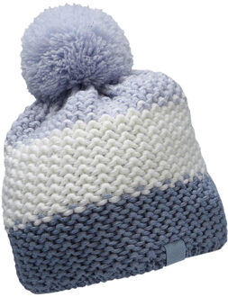 4F Kinder/kinder pom pom muts Blauw - One size