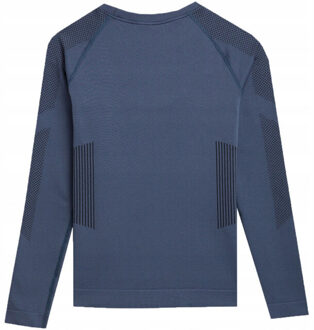 4F Kinderen/kids jaw23useam096 thermoactieve onderlagen set Blauw - 164