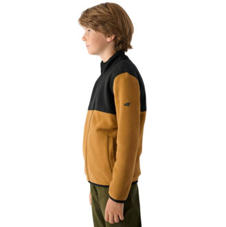 4F Kinderen/kids jwaw24tflem212 fleecejack Bruin - 164/170